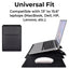 3-in-1 Laptop Sleeve with Stand & Wrist Rest - GLASSOLOGY