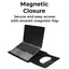 3-in-1 Laptop Sleeve with Stand & Wrist Rest - GLASSOLOGY