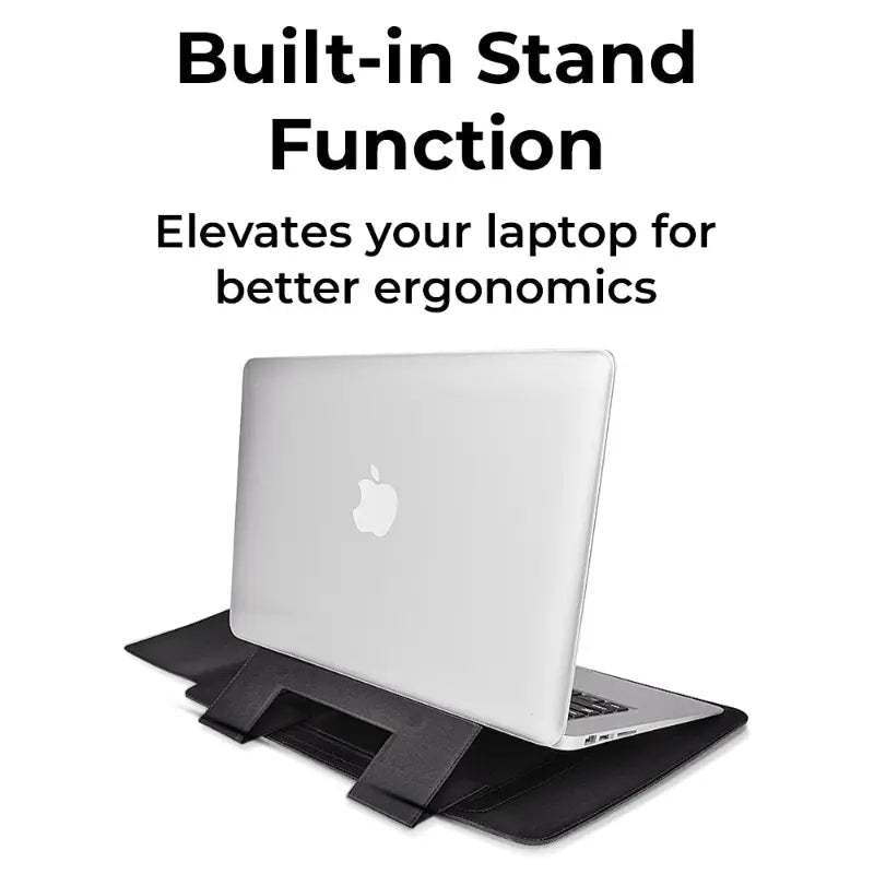 3-in-1 Laptop Sleeve with Stand & Wrist Rest - GLASSOLOGY