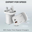 30W GaN Charger Adapter + Lightning Cable (1 Meter) for iPhone & iPad - GLASSOLOGY