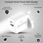 30W GaN Charger with 65W USB - C to C Cable | Compact Fast Charging Adapter - GLASSOLOGY