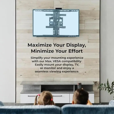 32" - 65" TV Wall Mount Bracket | Full Motion 160 Swivel TV Stand | Heavy duty - GLASSOLOGY