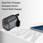 33W Dual - Port Fast Charger (USB - C + USB - A) with USB - C Cable | Fast Charging Adapter - GLASSOLOGY