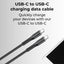 33W Dual - Port Fast Charger (USB - C + USB - A) with USB - C Cable | Fast Charging Adapter - GLASSOLOGY