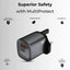 33W Dual - Port Fast Charger (USB - C + USB - A) with USB - C Cable | Fast Charging Adapter - GLASSOLOGY