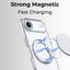 360° MagSafe Ring Stand Case for iPhone 17 Air - White - GLASSOLOGY