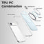 360° MagSafe Ring Stand Case for iPhone 17 Air - White - GLASSOLOGY
