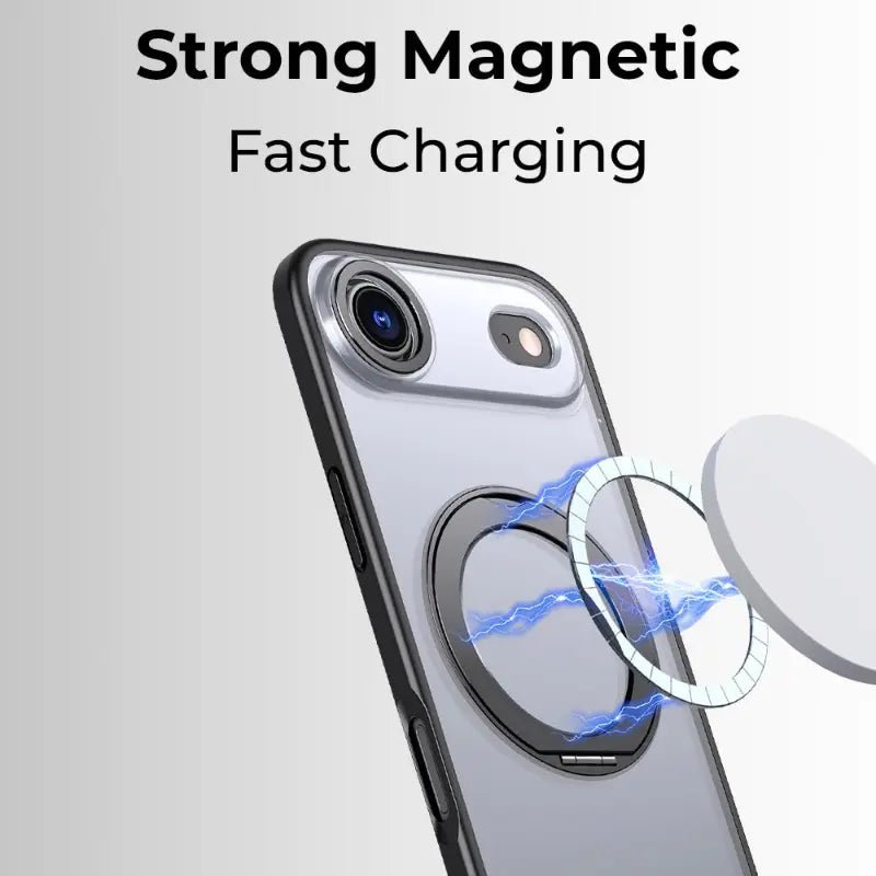 360° MagSafe Rotate Ring Stand Case for iPhone 17 Air - Shockproof - GLASSOLOGY