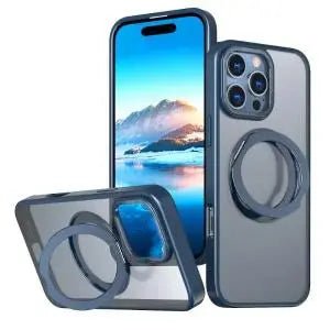 360° Rotate Ring Stand Magsafe Case - with Free Screen Protector (For iPhone Series) - GLASSOLOGY