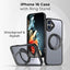 360° Rotate Ring Stand Magsafe Case - with Free Screen Protector (For iPhone Series) - GLASSOLOGY