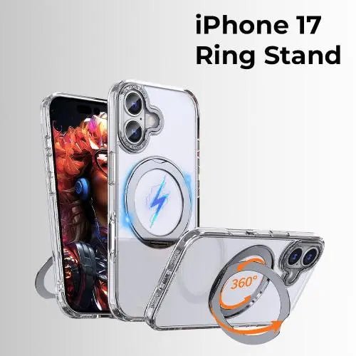 360° Rotate Ring Stand Magsafe Case - with Free Screen Protector (For iPhone Series) - GLASSOLOGY