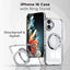 360° Rotate Ring Stand Magsafe Case - with Free Screen Protector (For iPhone Series) - GLASSOLOGY