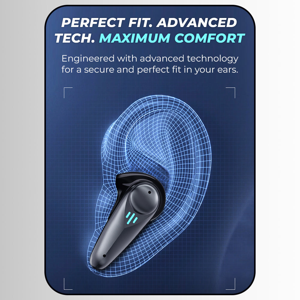 TWS Vibez One Earbuds with 2.4G Adapter & Deep Bass