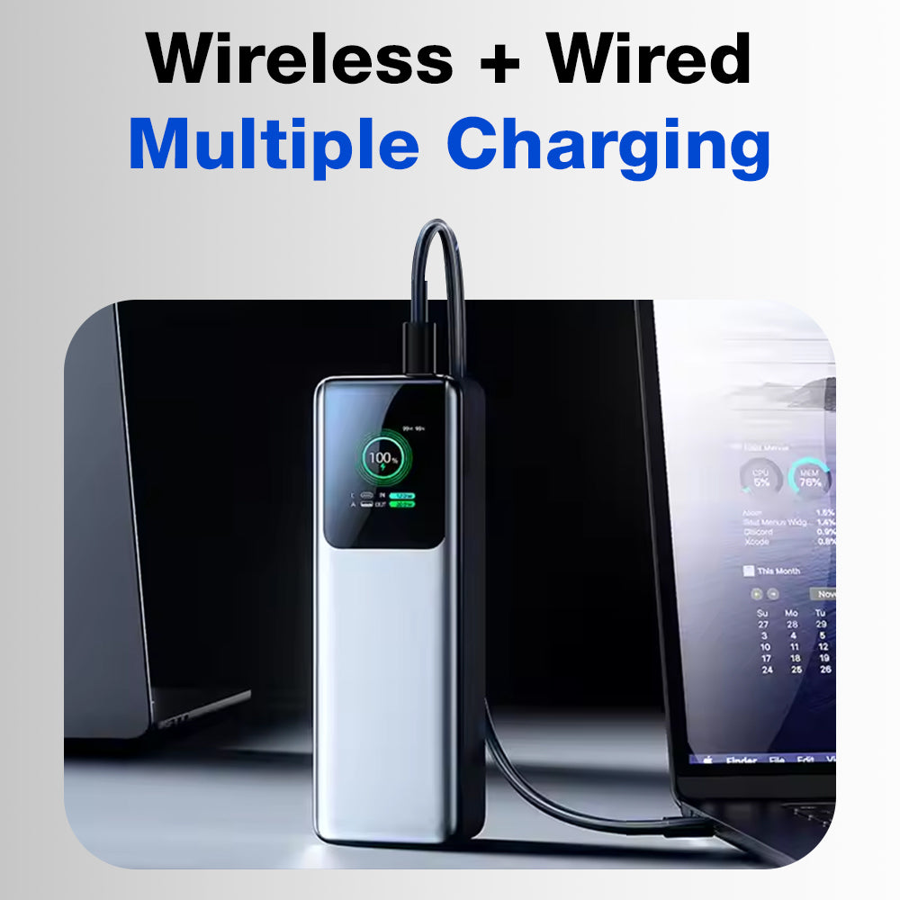 Glassology 20000mAh Powerbank PD100W+22.5W  Type-C & USB Fast