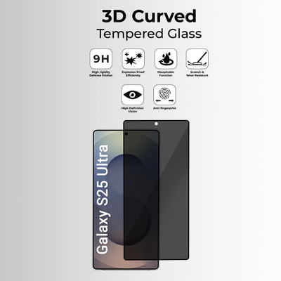 Samsung S25 Ultra Privacy Tempered Glass Screen Protector
