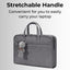 Laptop Bag 15-16"  Inch Laptops Faux Leather - Grey