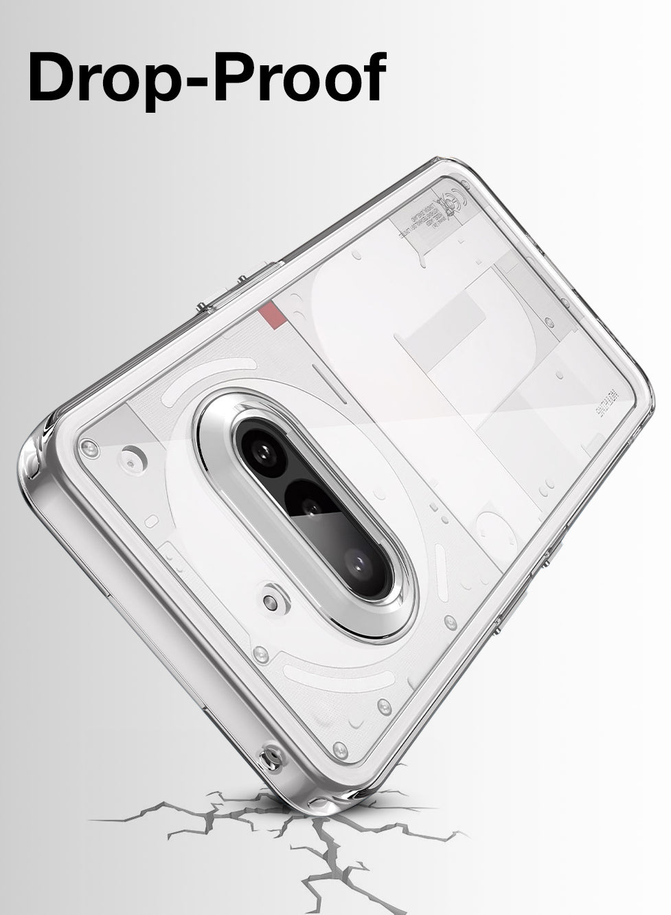 Glassology clear case with screen protector for Nothing Phone 5