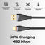 USB A to Type-C Cable – 1 Meter Fast Charging & Data Sync (Grey)
