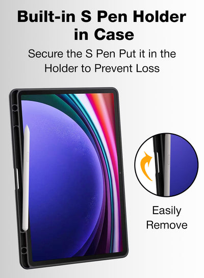 Glassology Protective Case + Screen Protector for Samsung Galaxy Tab S9 FE