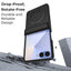 Glassology Samsung Galaxy Z Flip7 360° Rotating MagSafe Ring Stand Black Case