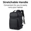 Glassology Faux Leather Laptop Backpack Stylish, Durable & Water-Repellent, Fits 15.6" Laptop.