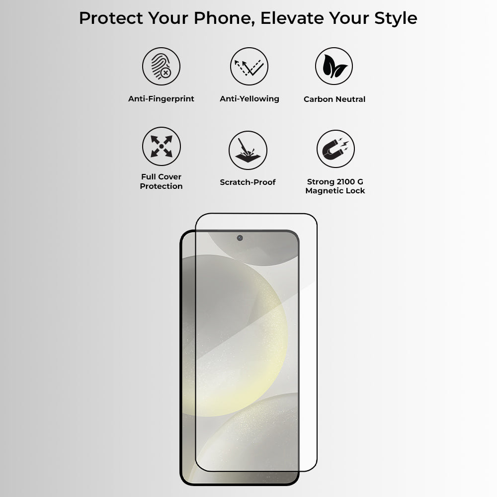 Glassology Samsung Galaxy S25 Edge 9H Tempered Glass Screen Protector