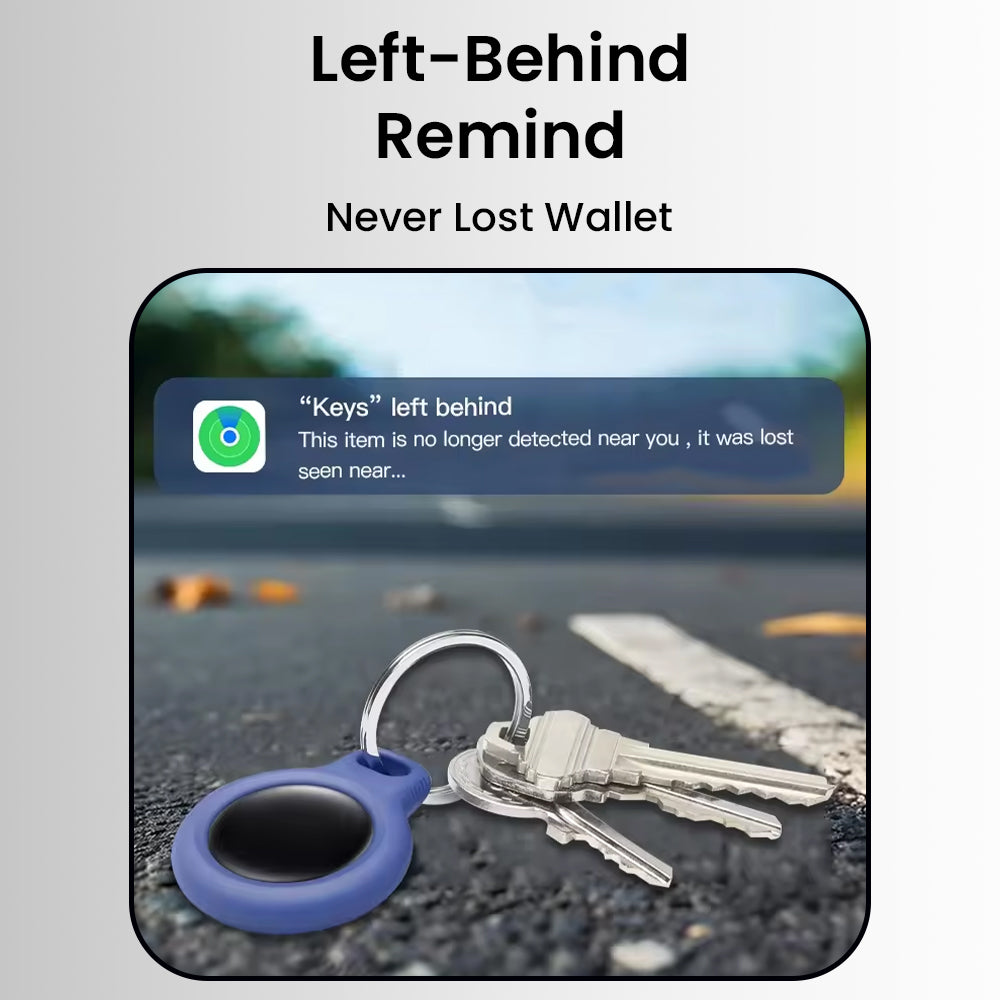 علامة Apple الذكية - متوافقة مع تطبيق Apple Find My، ومتتبع بلوتوث مع وضع الفقد، وتنبيهات الترك خلفك، وحماية الخصوصية، وعمر بطارية طويل (أسود، الإمارات العربية المتحدة)