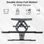 Glassology 55 inch to 85 inch TV Wall Mount Bracket with 160° Rotation TV and Monitor