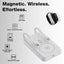 Glassology 10000mAh MagSafe Power Bank with Foldable Stand & Cable (White)