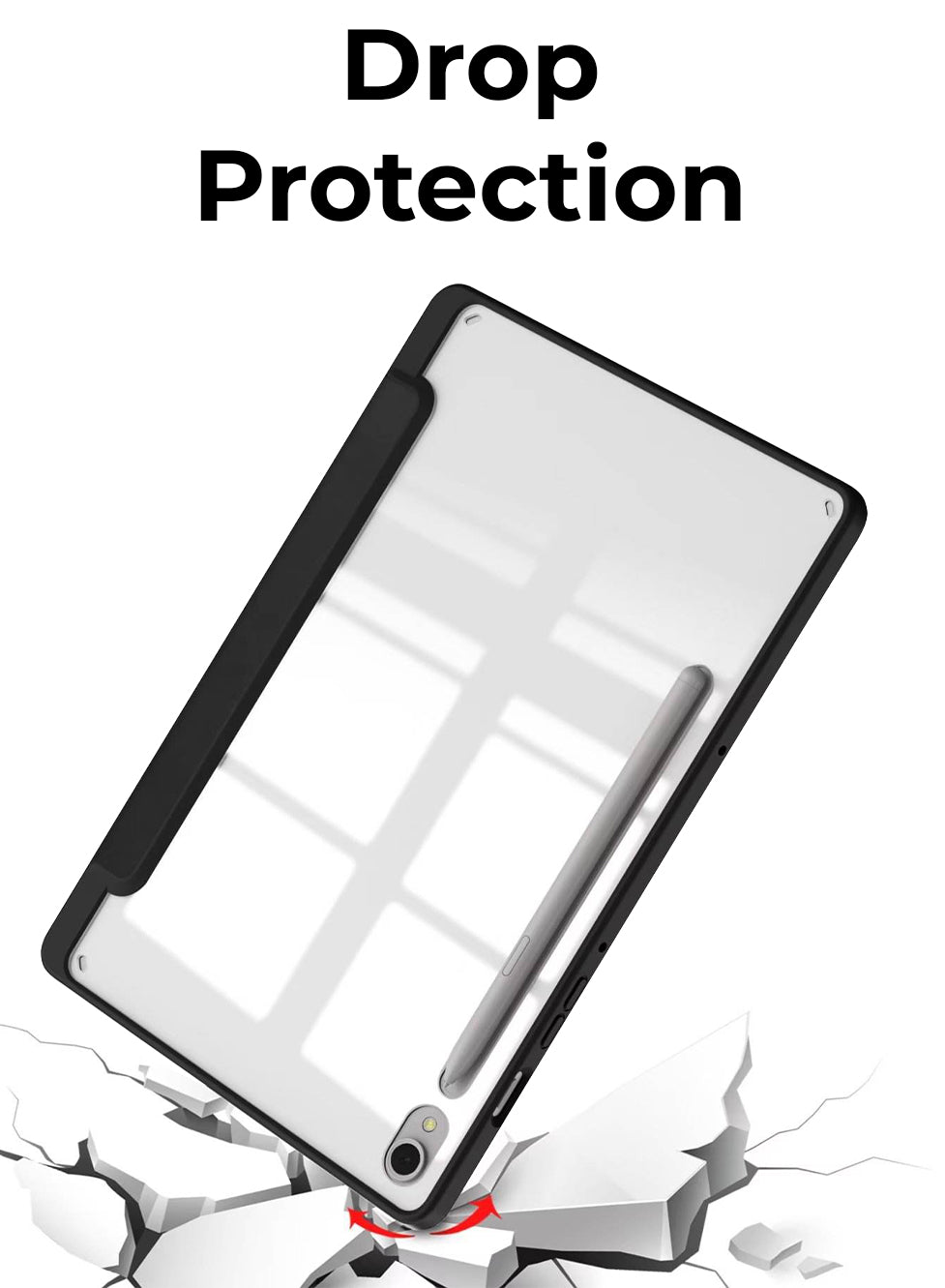 Glassology Protective Case + Screen Protector for Samsung Galaxy Tab S9 FE