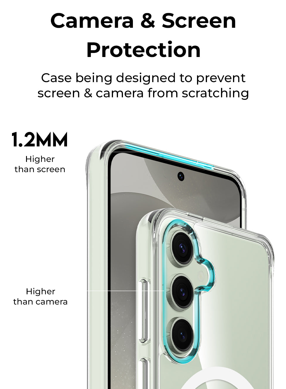 Glassology MagSafe clear case with screen protector for Galaxy S27