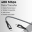 Glassology USB C to C 1 Meter 65W Braided Charging Cable