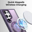 Glassology Samsung Galaxy S24 Ultra MagSafe Purple Case  360° Rotate Ring Stand