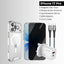 iPhone 17 Pro Bundle [Magsafe Clear Case, Privacy Screen Protector, Lens Protector (Silver), 30W Adaptor, C to C Cable]