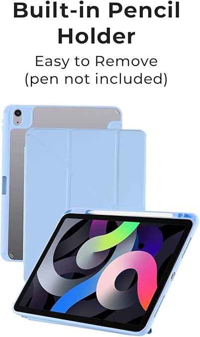 Glassology Folding Case for iPad Air 11 (2024) – Blue