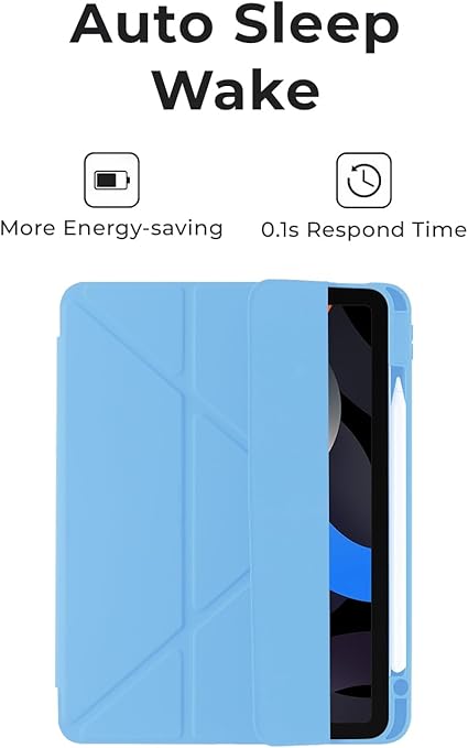 Glassology Folding Case for iPad Air 11 (2024) – Blue