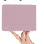 Pink tablet case held by a hand with 'Slim & Lightweight' text above