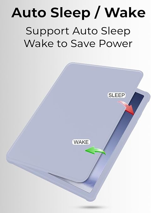 جراب جلدي فاخر من البولي يوريثان لجهاز سامسونج جالاكسي A9+ اللوحي مقاس 11 بوصة (أرجواني) - جراب رفيع مقاوم للصدمات مع حامل وغطاء داخلي ناعم من مادة TPU | الإمارات العربية المتحدة