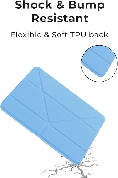 Glassology Folding Case for iPad Air 11 (2024) – Blue