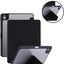 Black Y Fold Stand case for a tablet with an inset showing the stand feature.