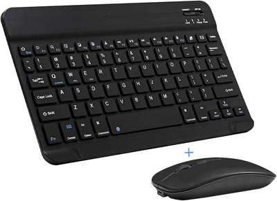 Wireless Keyboard and Mouse Combo – Slim Ergonomic 2.4GHz Set with Silent Keys, Plug & Play Nano Receiver
