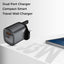 33W Dual-Port Fast Charger (C + A) with USB-C Cable