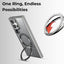 Samsung Galaxy S24 Ultra MagSafe Case Sleek Grey 360° Rotate Ring Stand
