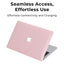 Glassology MacBook Air 13.3 (2020) Hard Shell Case Solid Pink Slim, Durable & Scratch-Resistant