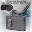 Laptop Bag 15-16"  Inch Laptops Faux Leather - Grey