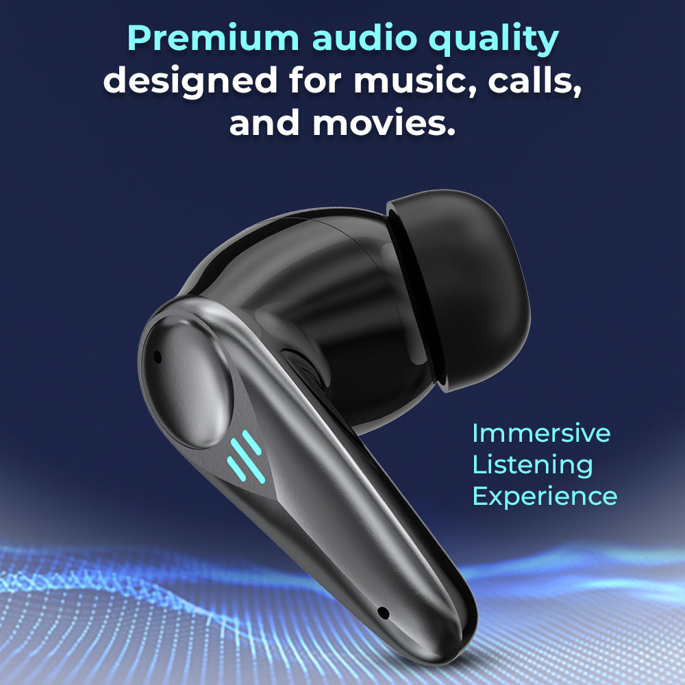 TWS Vibez One Earbuds with 2.4G Adapter & Deep Bass