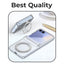 Glassology Samsung Galaxy Z Flip7 360° Rotating MagSafe Ring Stand Clear Case