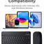 Wireless Keyboard and Mouse Combo – Slim Ergonomic 2.4GHz Set with Silent Keys, Plug & Play Nano Receiver
