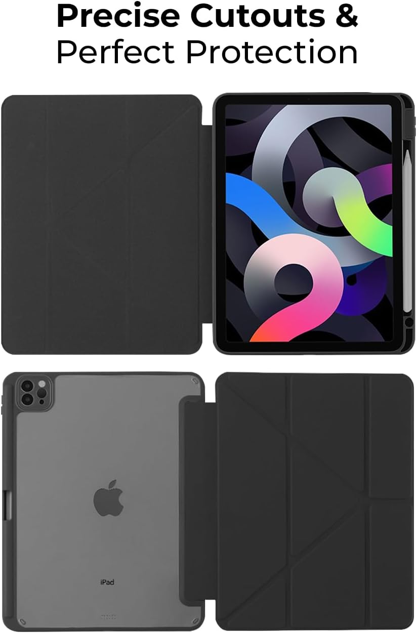 Glassology black folding case for iPad Air 11 2025