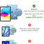 Comparison chart of Apple iPad models with model number verification instructions.